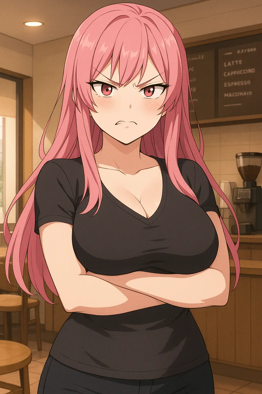 Anna, personnage de café fictif adulte