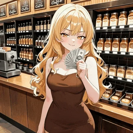 The Mean Girl, cliente de café fictive adulte